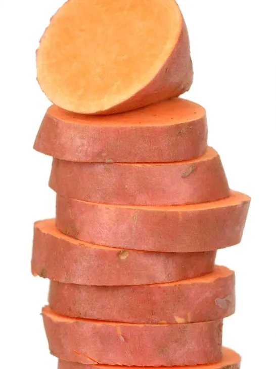 DIY sweet potato dog chews