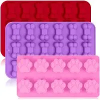 Silicone ice cube trays