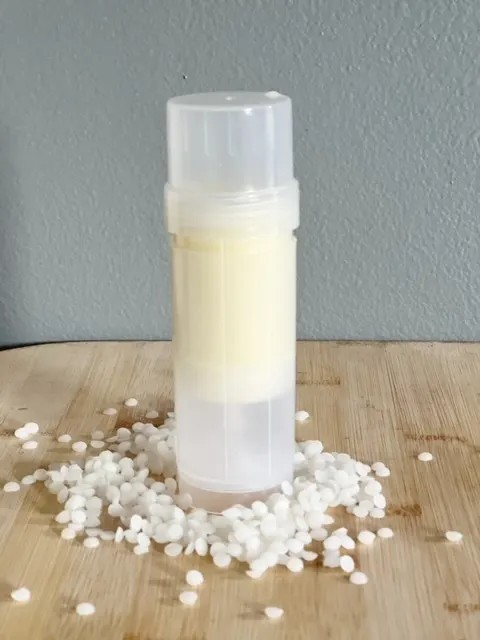 homemade paw wax in container
