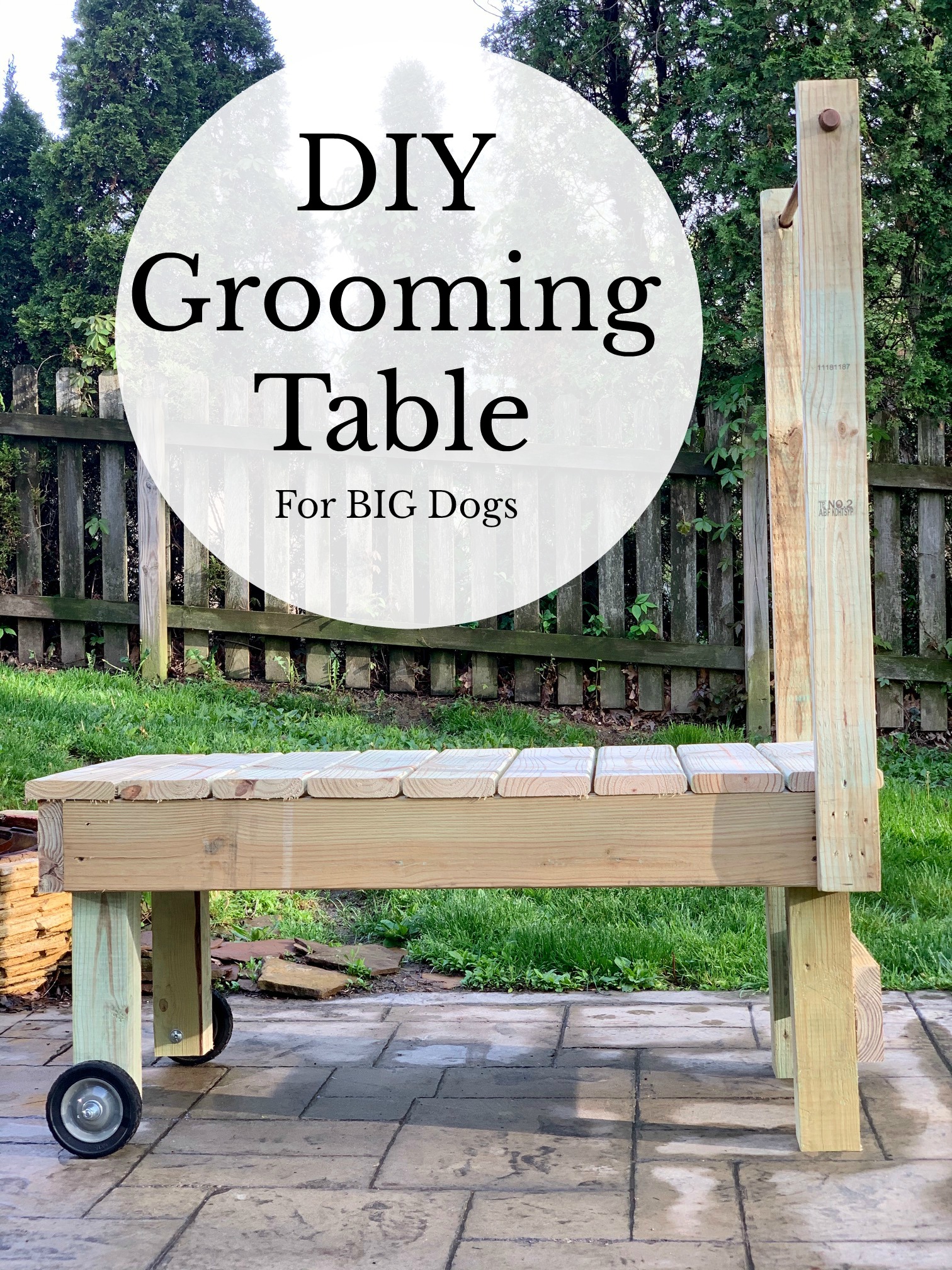 DIY Grooming Table (For Big Dogs) My Brown Newfies