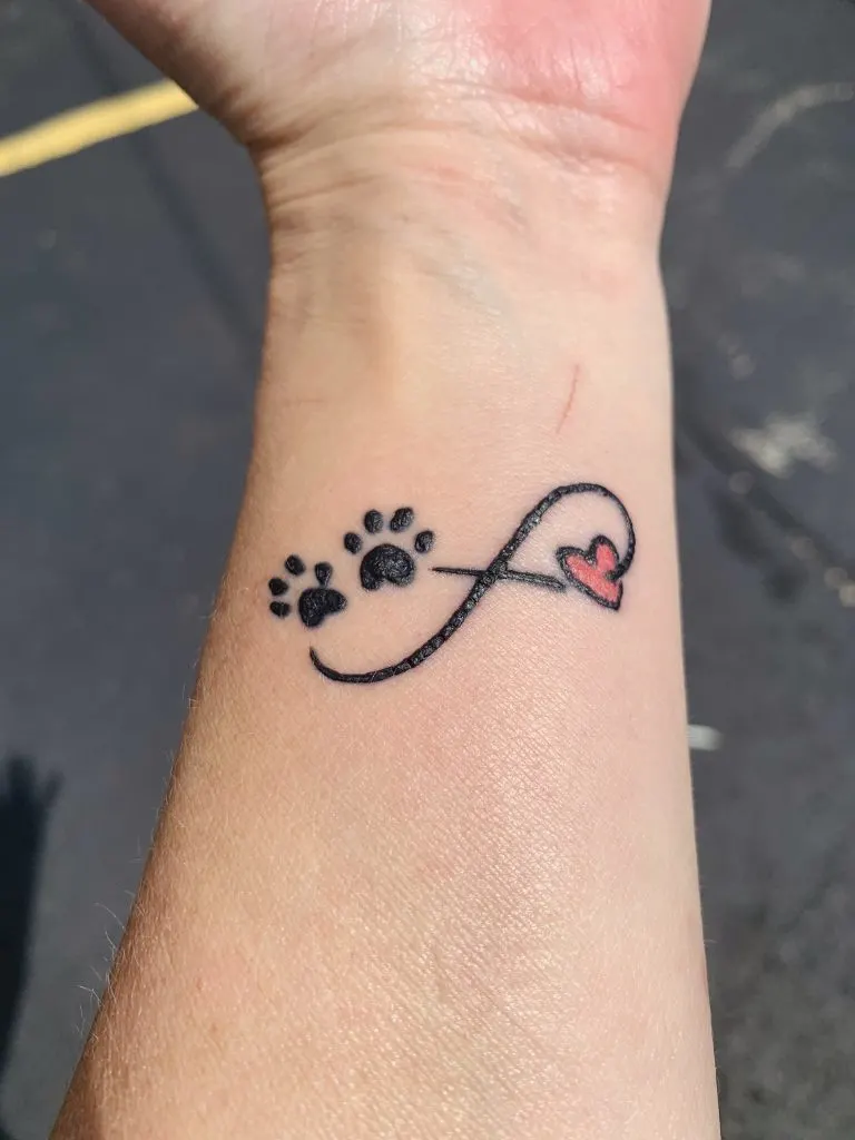 My Everence Tattoo Journey With My Dog's Cremation Ashes - My Brown Newfies