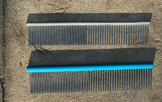greyhound comb and poodle comb