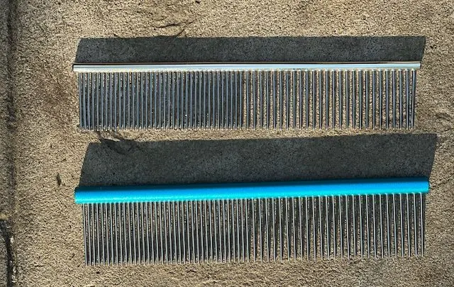 greyhound comb and poodle comb